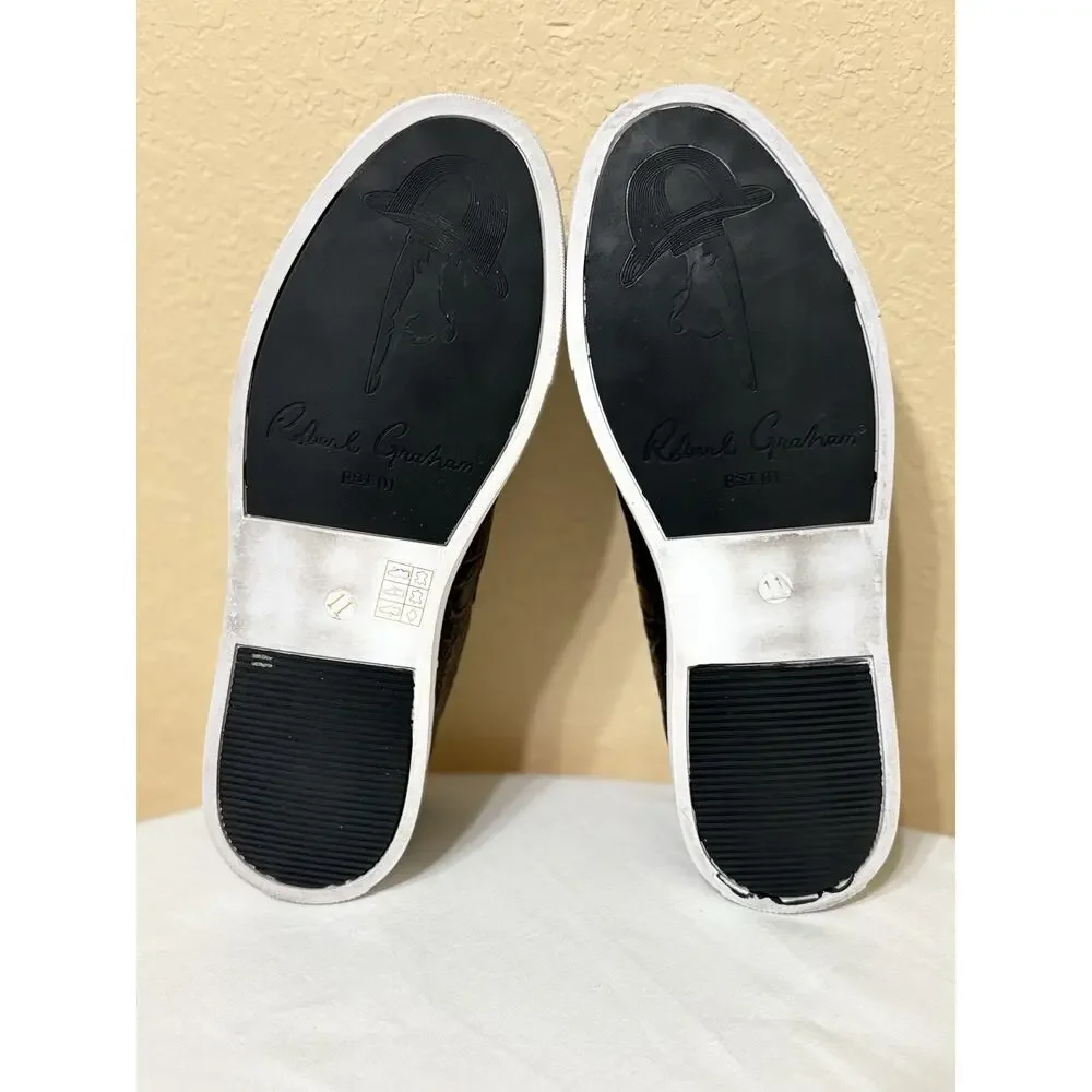 Robert Graham Ben-Hur RG5314S Men’s Black Sneakers Shoes Size 11
